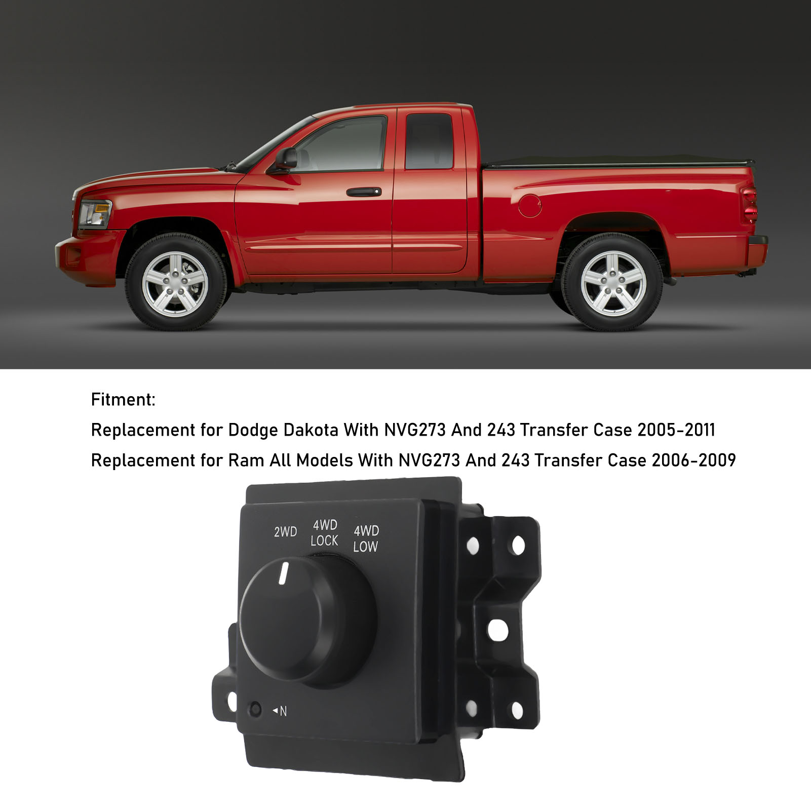 4x4-umschalter 68021674ab Für Dodge Dakota