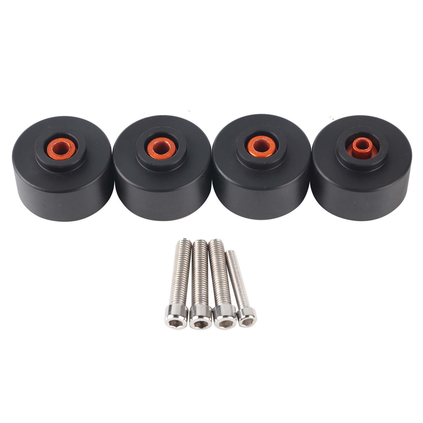 Cnc-gefräster Aluminium-rahmenschutz Für 125/200/390 Motorräder - 4-teilig (vorder- Und Hinterrad)
