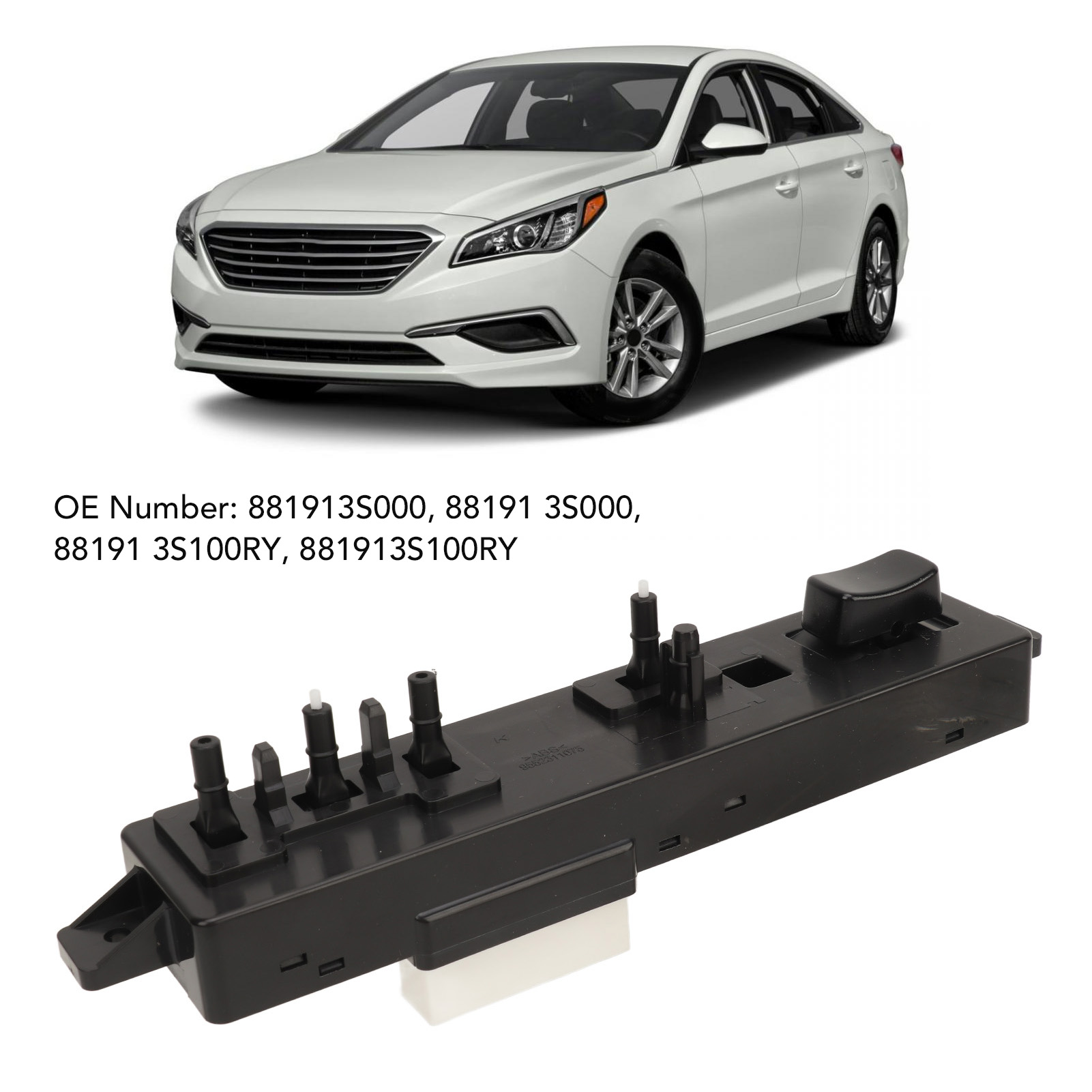 Elektrischer Sitzschalter Vorne Links (fahrerseite) 881913s000 Für Sonata 2.4l L4 Dohc