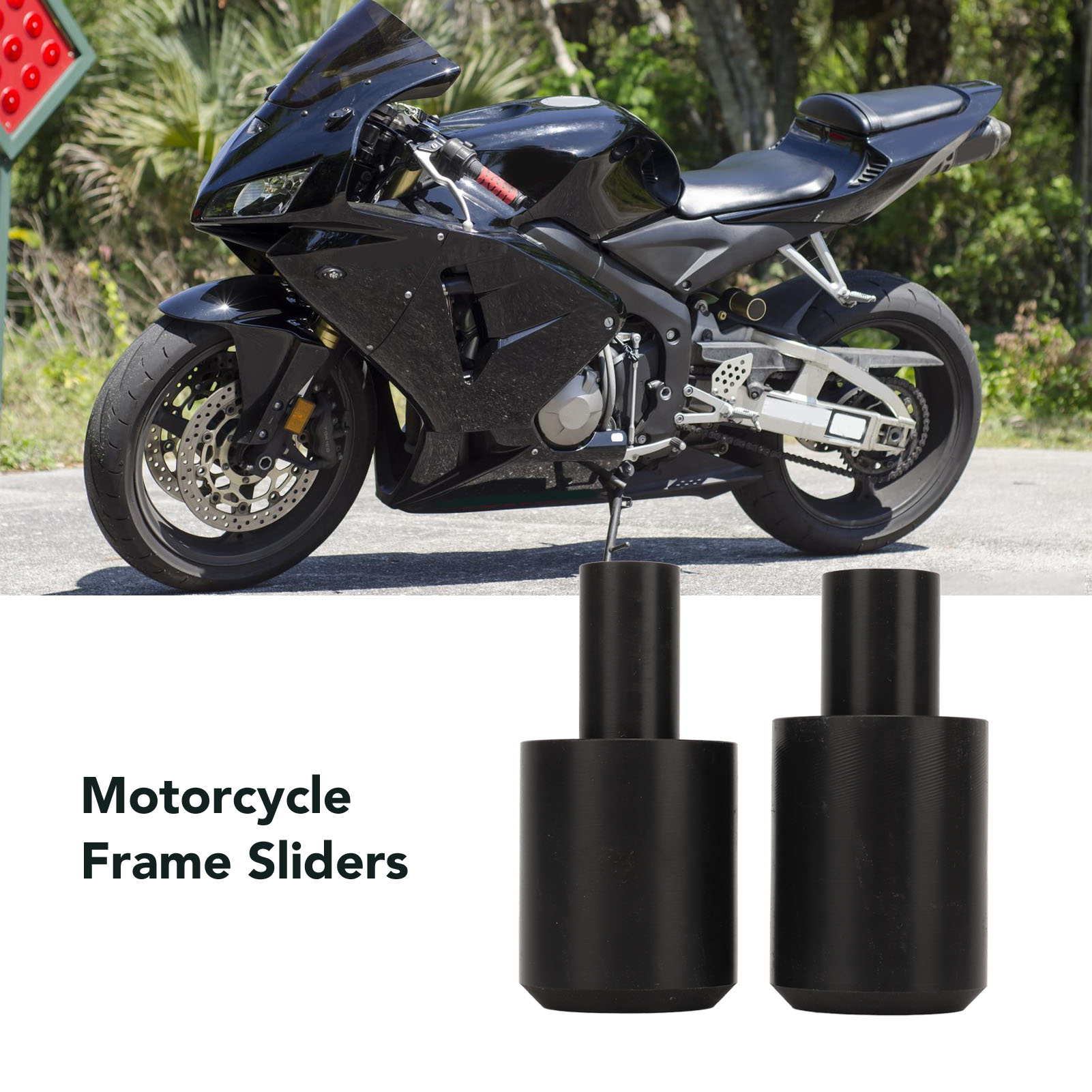 [rahmenschützer] Sturzpads, Stoßdämpfung, Optimaler Schutz Für Honda Cbr 600 Rr 2003–2006 Mit Metall-, Gummi- Und Abs-kit