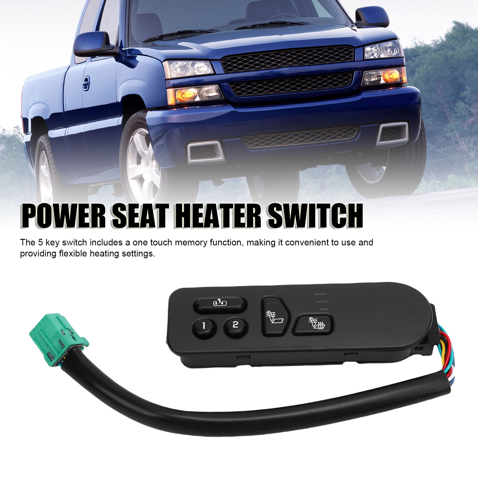 Sitzheizungsschalter Fahrerseite 15179137 Mit Memory-funktion, Für 1500/2500/3500