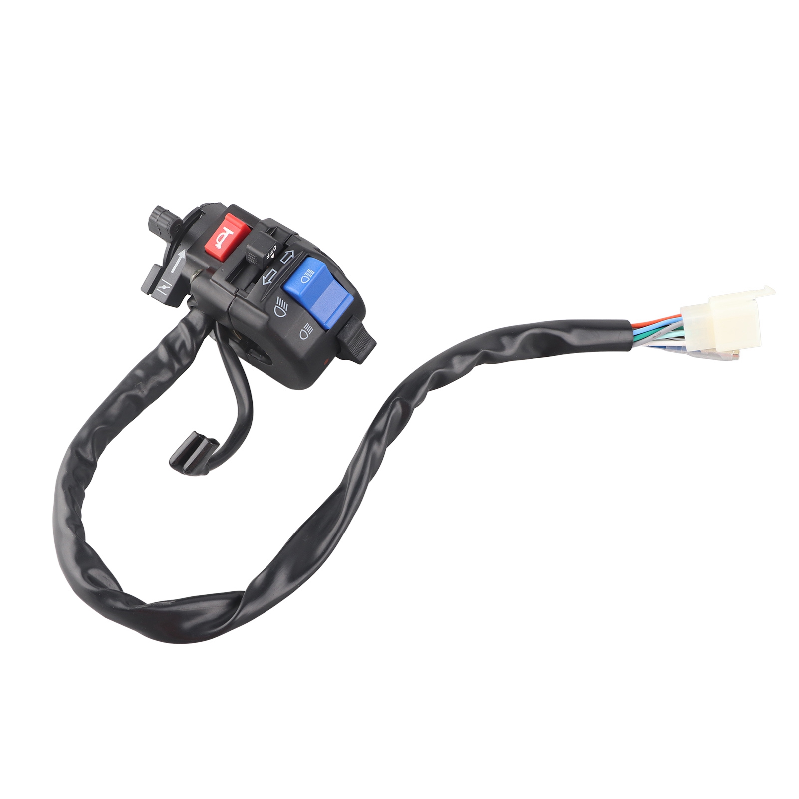 Motorrad-lenkerschalter, Universal, Paar Fern-/abblendlichter, Schwarz