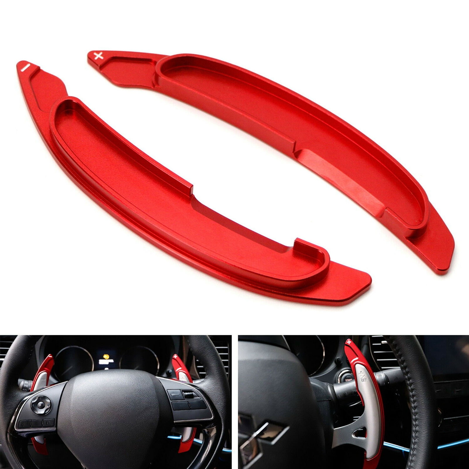 Schaltwippenverlängerung Cn Aluminium Rot Für Mitsubishi Lancer Evo X/outlander (2008‐2016)