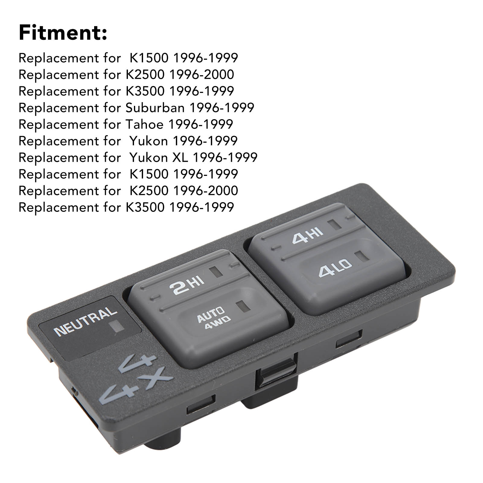 Robuster Und Empfindlicher 4x4-umschalter 19168765 Für Tahoe, Suburban Und Yukon
