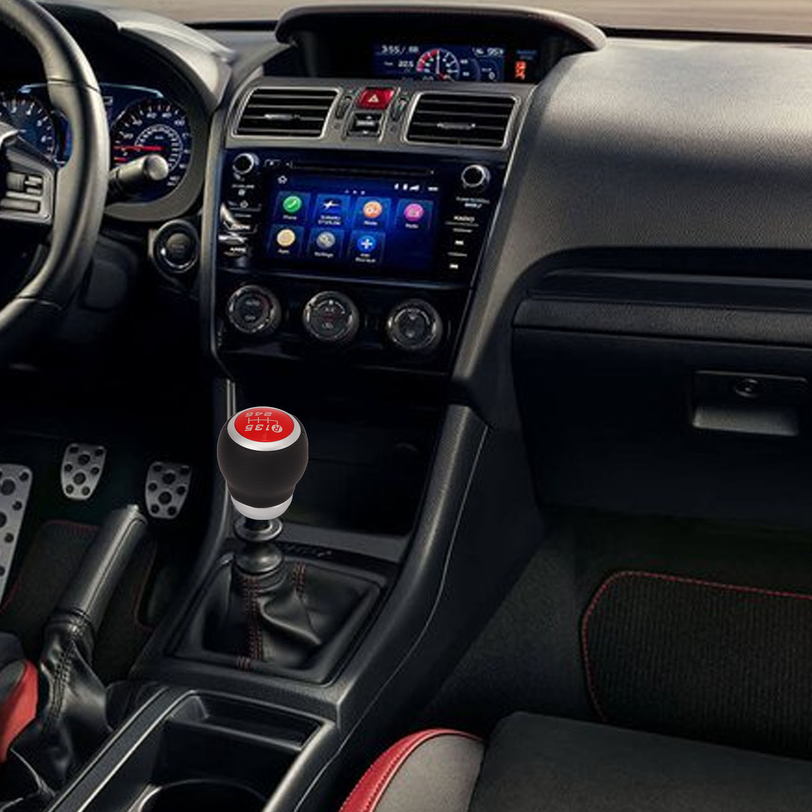 Subaru 6-gang-automatik-schaltknauf – Ersatz Für Pu-lederhandschuh
