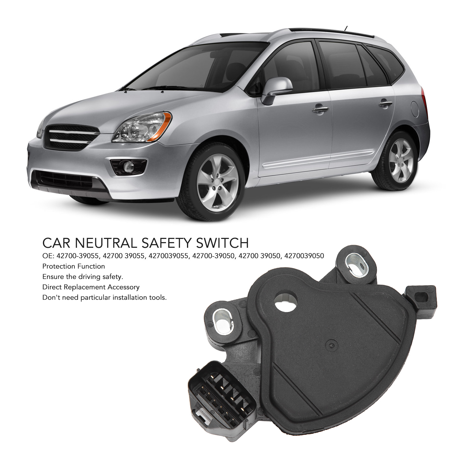 [neutral-sicherheitsschalter] Rostfreier Schalter, Teilenummer 42700-39055 – Kompatibel Mit Hyundai Sonata, Santa Fe, Elantra