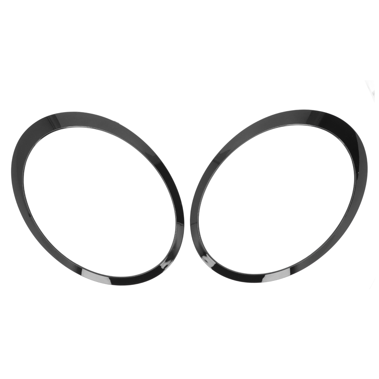 Glänzend Schwarzer Scheinwerferzierring, Passend Für Mini Cooper R55 R56 (2007–2015), Paar