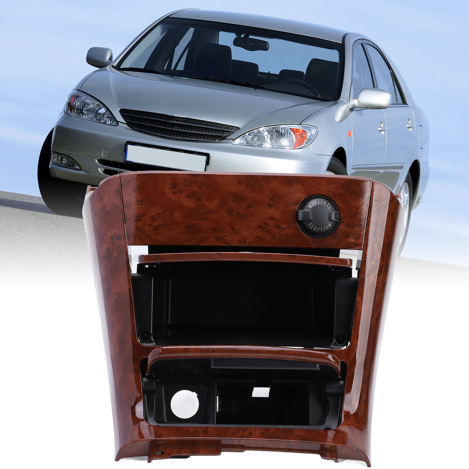 Kratzfeste Untere Mittelkonsolenverkleidung Für Camry Xv30 (2001–2006) – Zigarettenanzünder- Und Lüftungsblenden