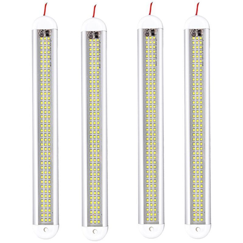 Set Mit 4 12v-led-innenraumlampen, Reinweiß – Fahrzeuginnenbeleuchtung, Geringer Stromverbrauch, Einfache Installation