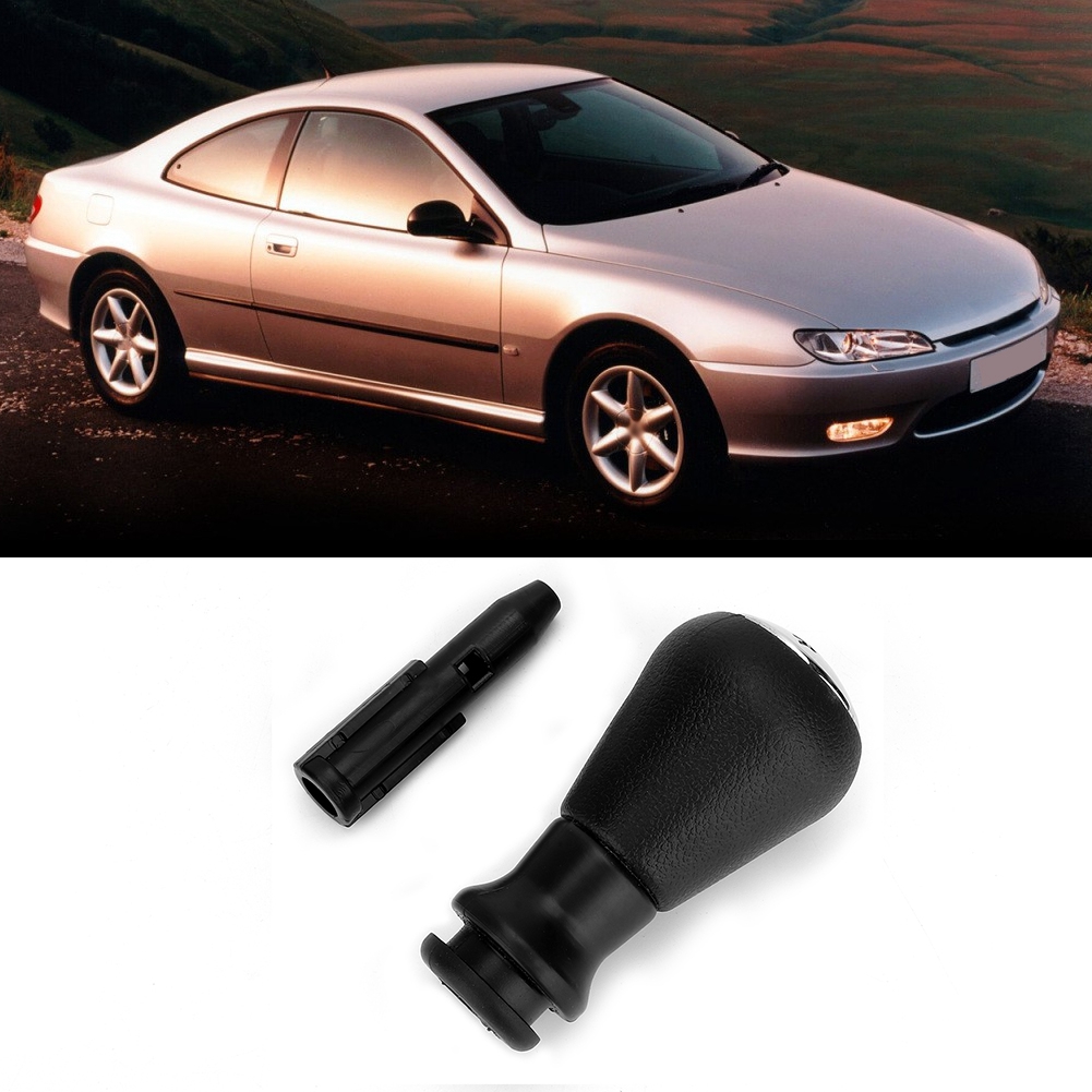 5-gang-schaltknauf Mit Adapter, Kompatibel Mit Peugeot 106, 206, 306, 406, 806 Und 107, Aus Hochwertigem Kunststoff.
