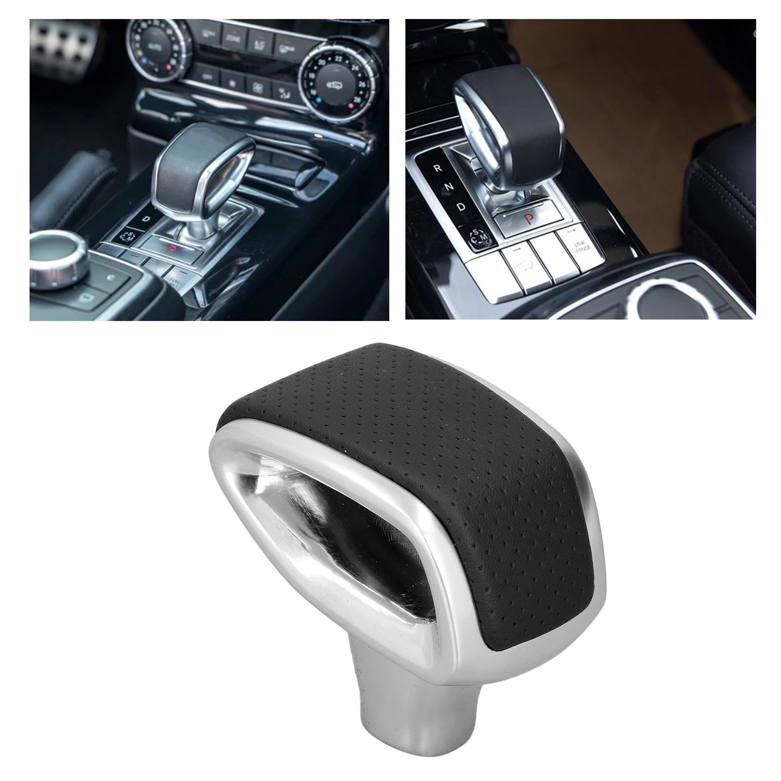 Schaltknauf Aus Aluminiumlegierung Und Perforiertem Leder Für Mercedes-benz G-klasse W463