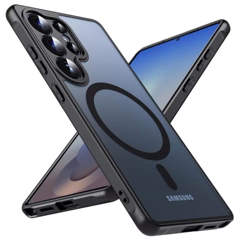 Samsung Galaxy S25 Ultra Hülle Alogy Matte Hybridmag™️ Magsafe Hülle Matt Schwarz