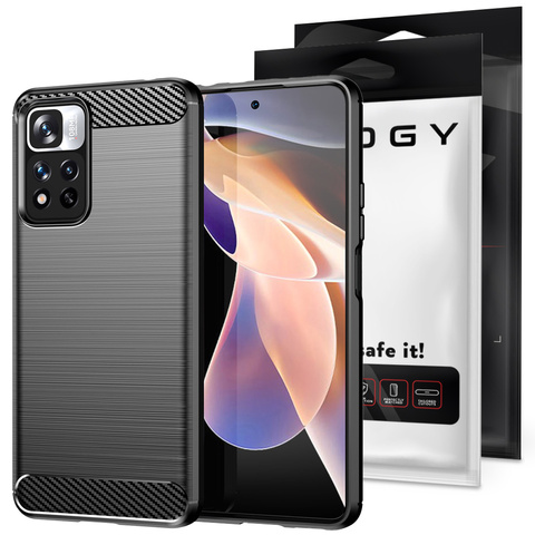 Schutzhülle Für Xiaomi Poco X4 Nfc 5g Alogy Rugged Armor Tpu Cover Carbon Black