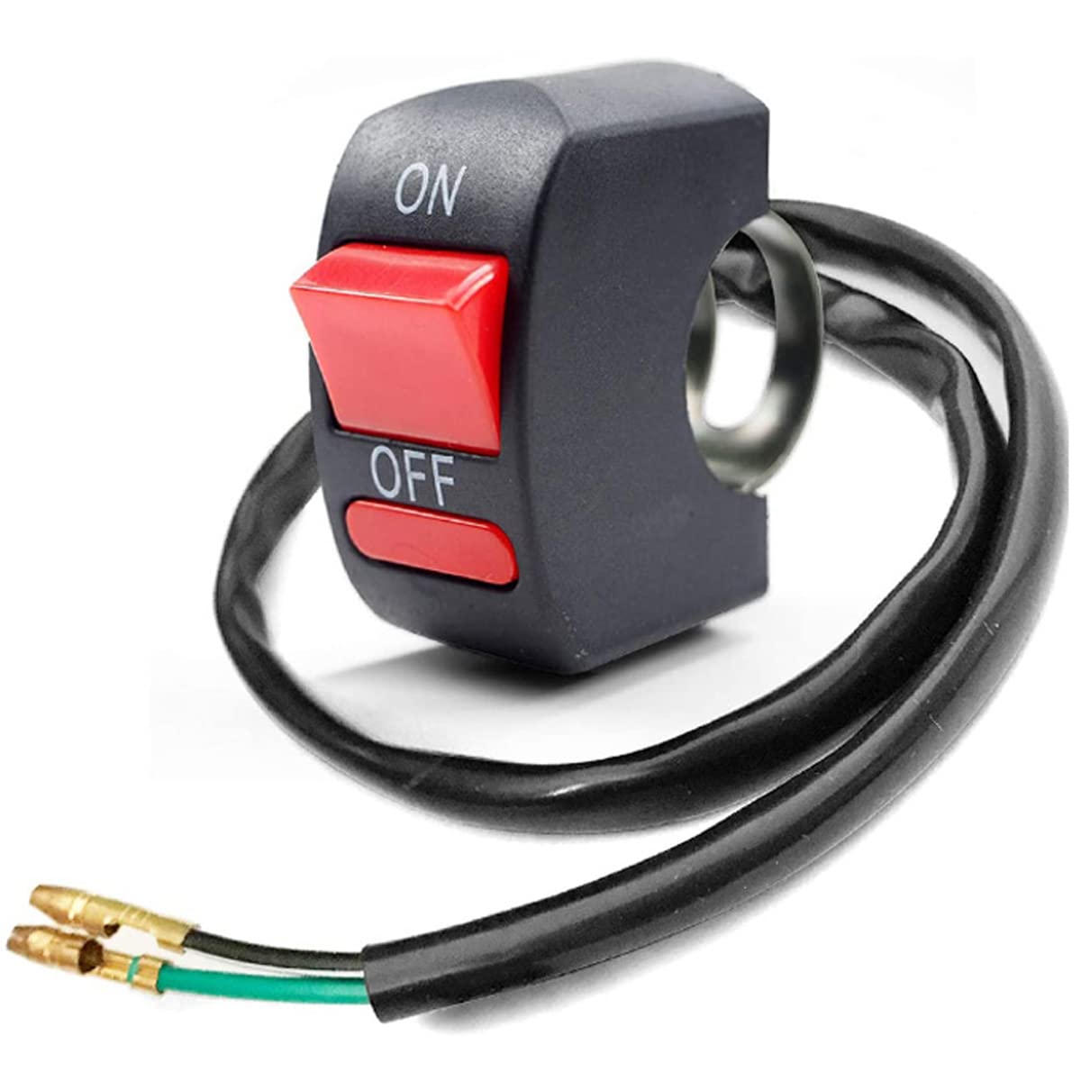 Stück Motorrad-lenkerschalter Ein/aus-druckknopf, Tuningteil Für Fahrrad/motorrad, Passend Für U5 U7 U2 Led-scheinwerfer Und Elektroroller