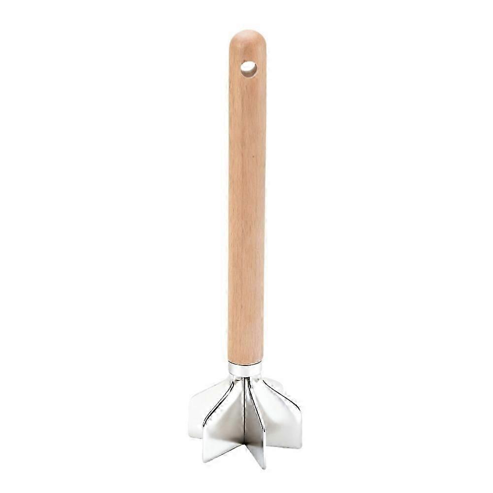 Fleischzerkleinerer Aus Edelstahl, 6-klingen-hackfleischzerkleinerer, Kartoffelstampfer, Hamburger-zertrümmerer – Küchenhelfer Für Die Küche, Edition 0210