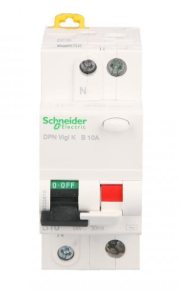 Fehlerstromschutzschalter 2p 10a B 0,03a Typ Ac Dpn Vigi K A9d22610