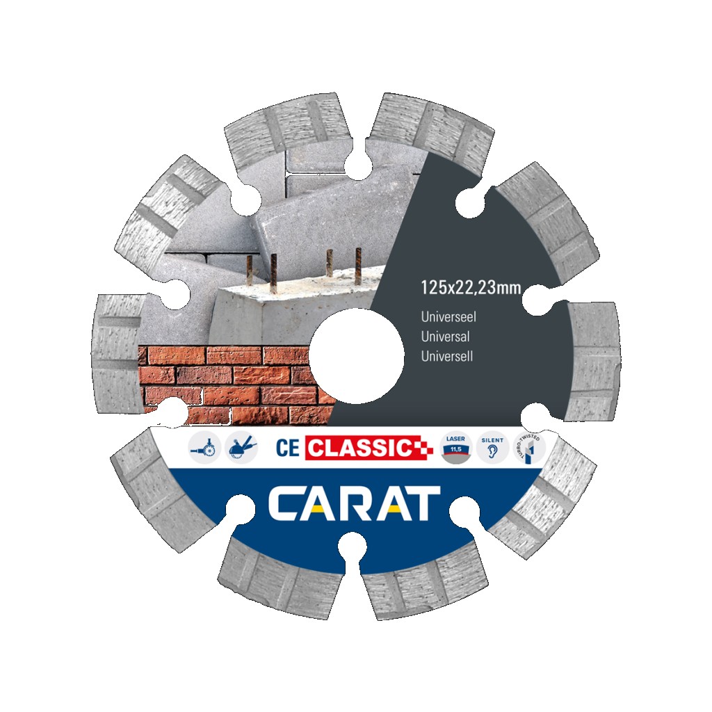 Carat Diamanttrennscheibe Universal Ce Classic 125 Mm Durchmesser Cec1253000
