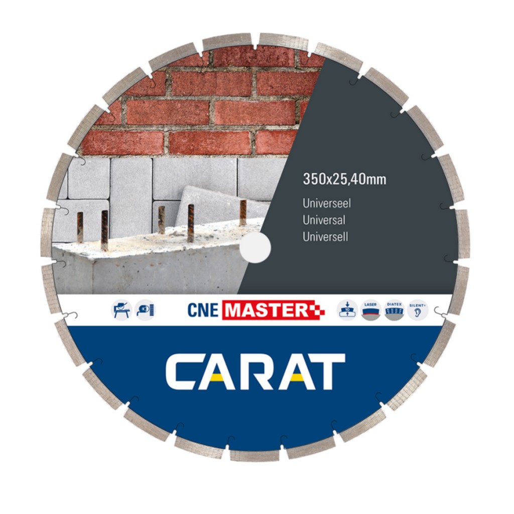 Carat Diamanttrennscheibe Universal Cne Master 350 X 25,40 Mm Cnem350400