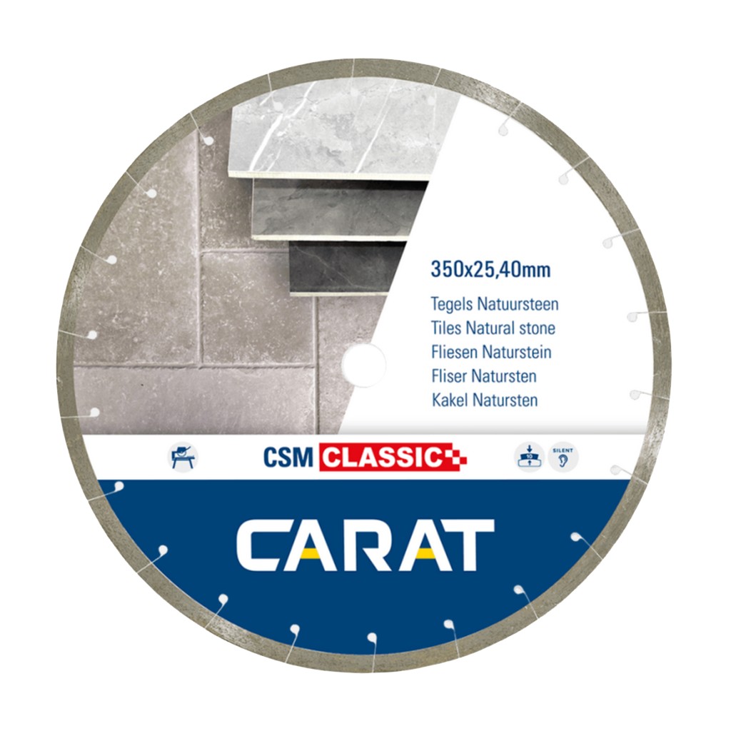 Carat Diamanttrennscheibe Fliesen Csm Classic 350 X 30 Mm Für Fliesen Csmc350500