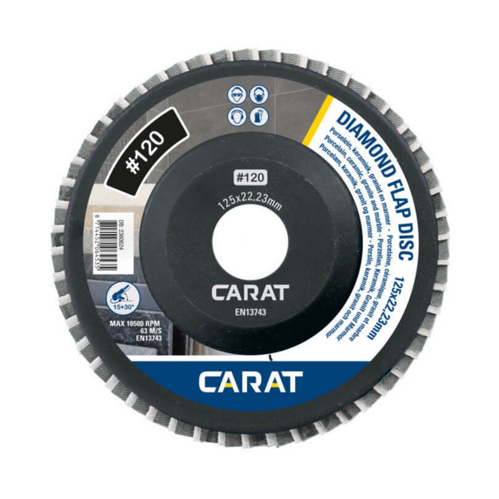 Carat Diamant Lamellenscheiben Efd 125 X 22,23 Mm 120 Körnung Efd1200000