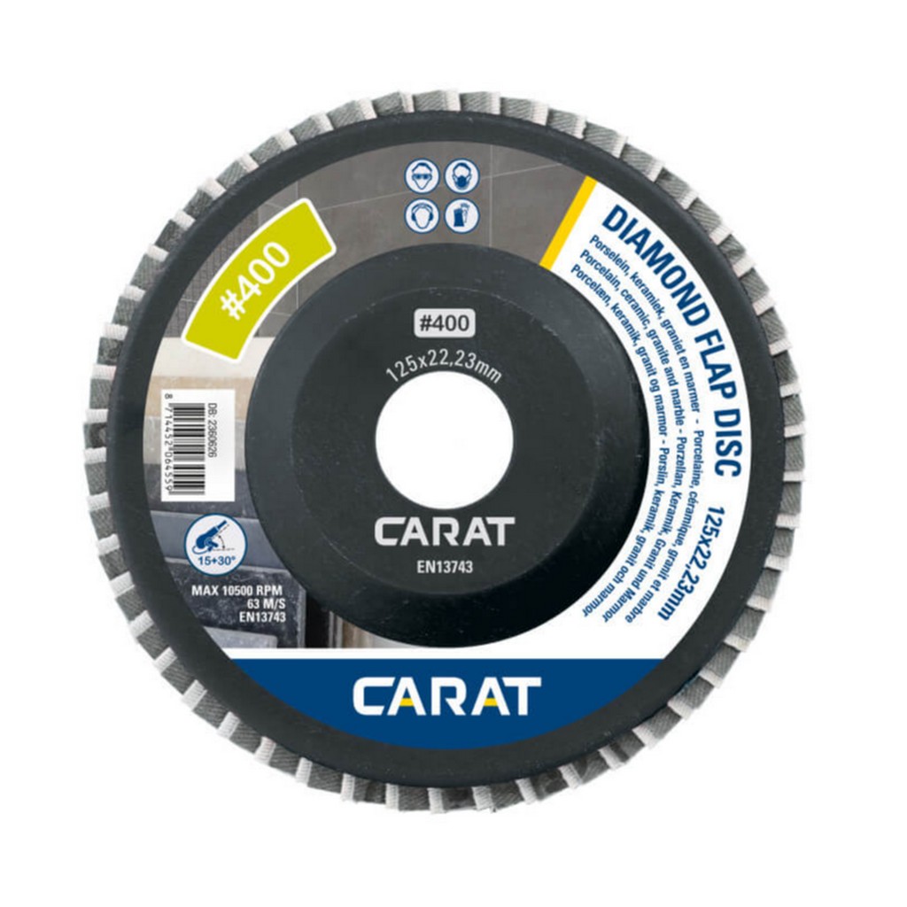 Carat Diamant Lamellenscheiben Efd 125 X 22,23 Mm 400 Körnung Efd4000000