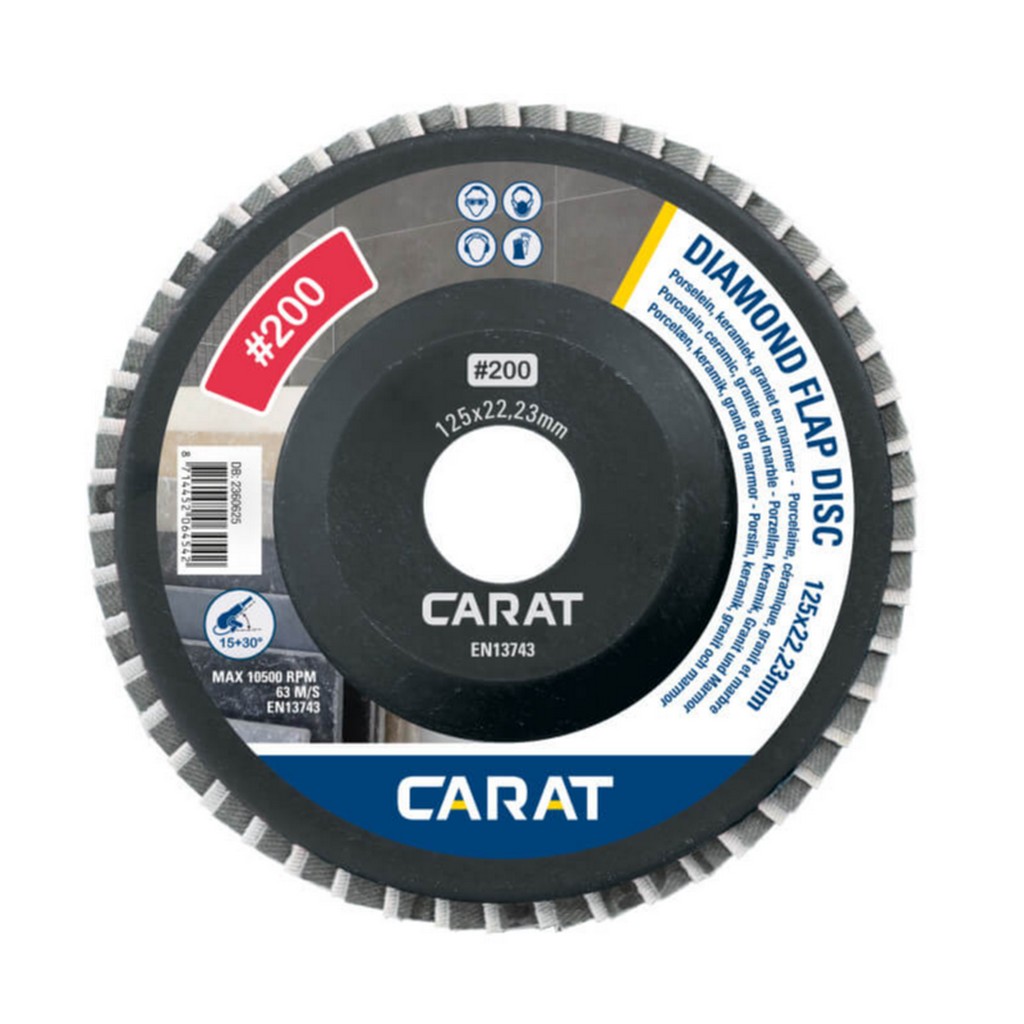 Carat Diamant Lamellenscheiben Efd 125 X 22,23 Mm 200 Körnung Efd2000000