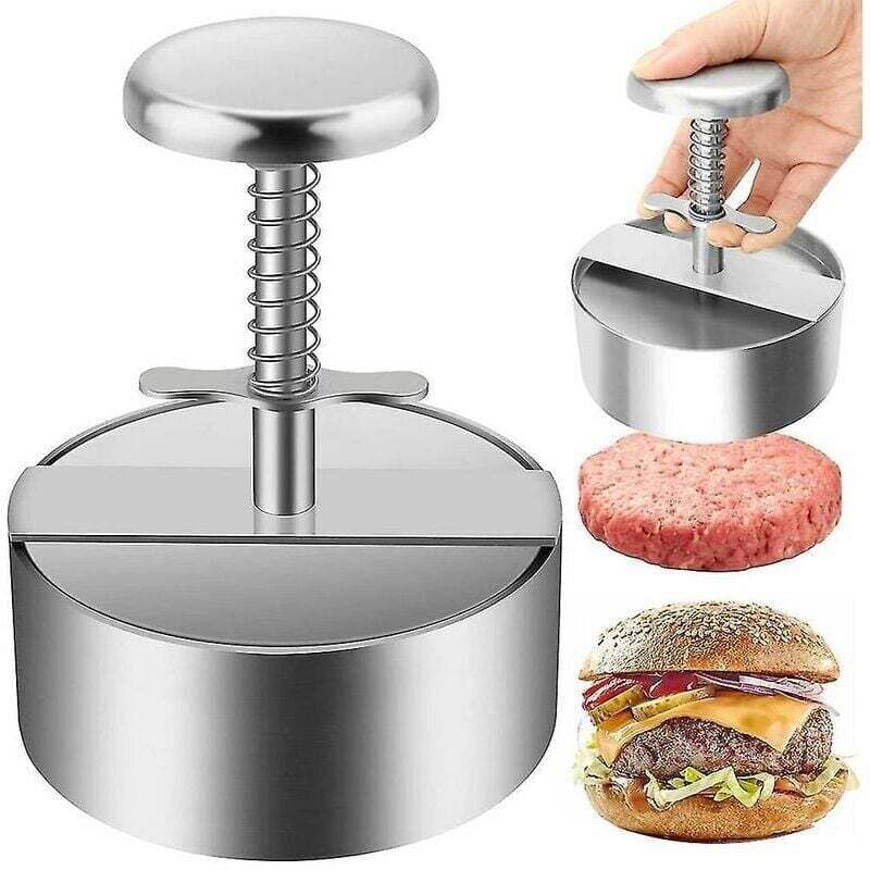 Hamburgerpresse, Hackfleisch-pattiesform Aus Edelstahl 304 Mit Waage Für Familienfeiern, Treffen Und Grillabende