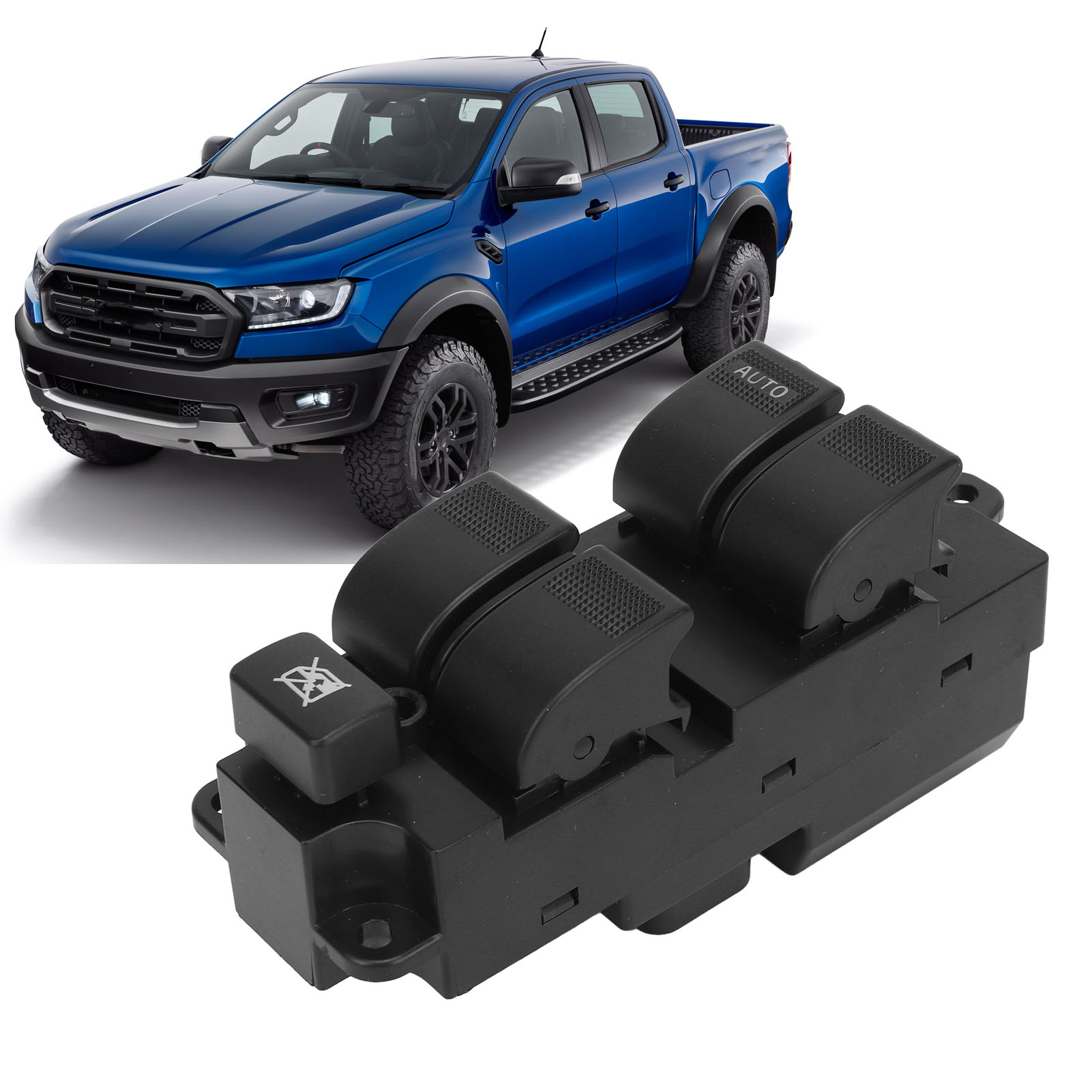 Elektrischer Fensterheberschalter Vorne Links (fahrerseite) Ab39 14540 Bb Für Ford Ranger Tke 2012-2016