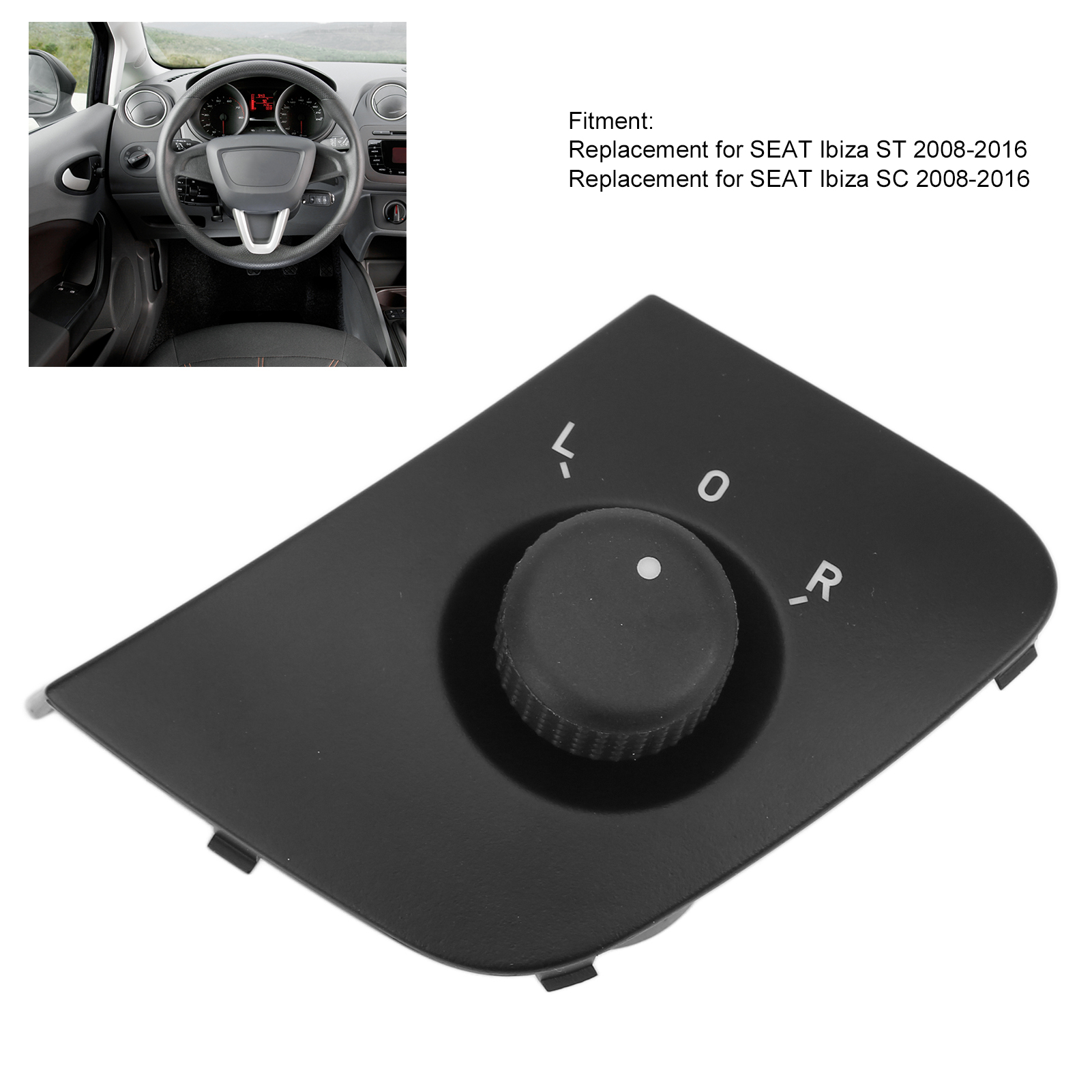 Spiegelverstellschalter 6j1959565a Für Seat Ibiza St Und Sc 2008-2016