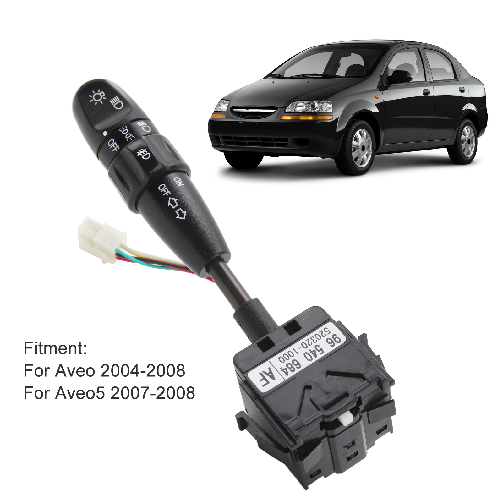 Aveo Blinkerschalter 96540684 - Hochtemperaturbeständiger Schalter Für Chevrolet Aveo/aveo5 2004-2008