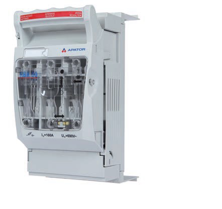 Sicherungstrennschalter 160a Rbk 00 Pro-sg-m /m8 Schraubklemmen Bis 70mm²/ 63-823259-121