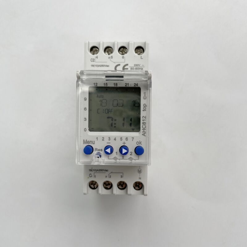 Minuteur Programmable Ahc812 220v 16a Prise Multicanaux