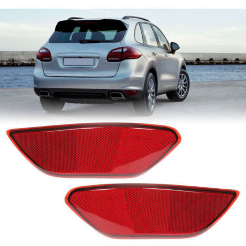 Feux Réflecteurs Pare-chocs Rouge Pour Porsche Cayenne 958 (2011‑2014) - 2 Pièces Oe 95863110500
