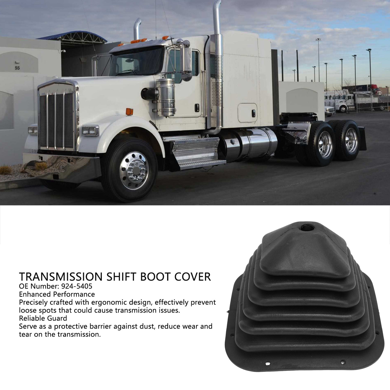 Schaltmanschettenschutz – Hochwertige Gummischutzhülle, Oe 924-5405 Für Kenworth W900/t800/t2000/t300