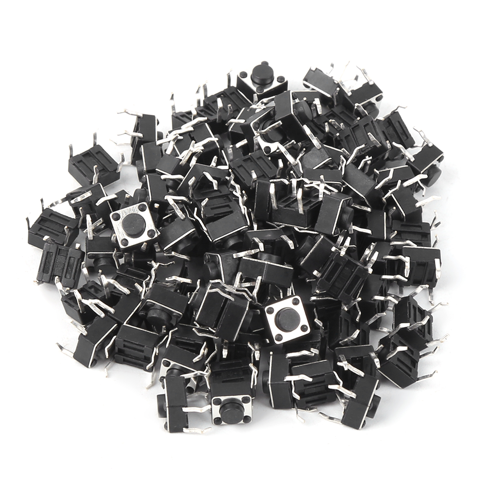 Mini-mikro-berührungsschalter Mit Momenttaster – 100 Stück, 6 X 6 X 4,3 Mm