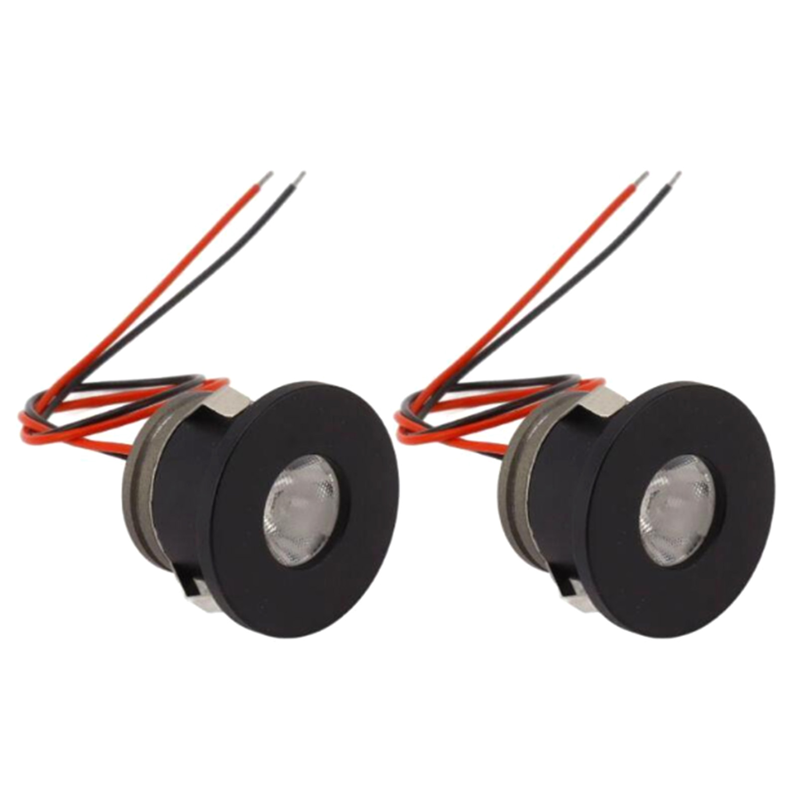 Mini-led-einbaustrahler, 1 W, 80 Lm, 2 Stück, Aluminium, Für Ankleidezimmer, Arbeitszimmer, Auto