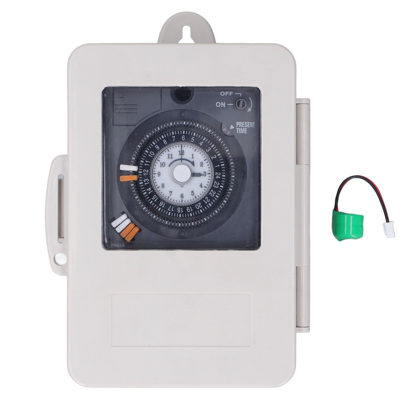 Mechanischer 24-stunden-timer, Ip53-regenschutz, Mit 30-a-250-v-wechselstromrelais