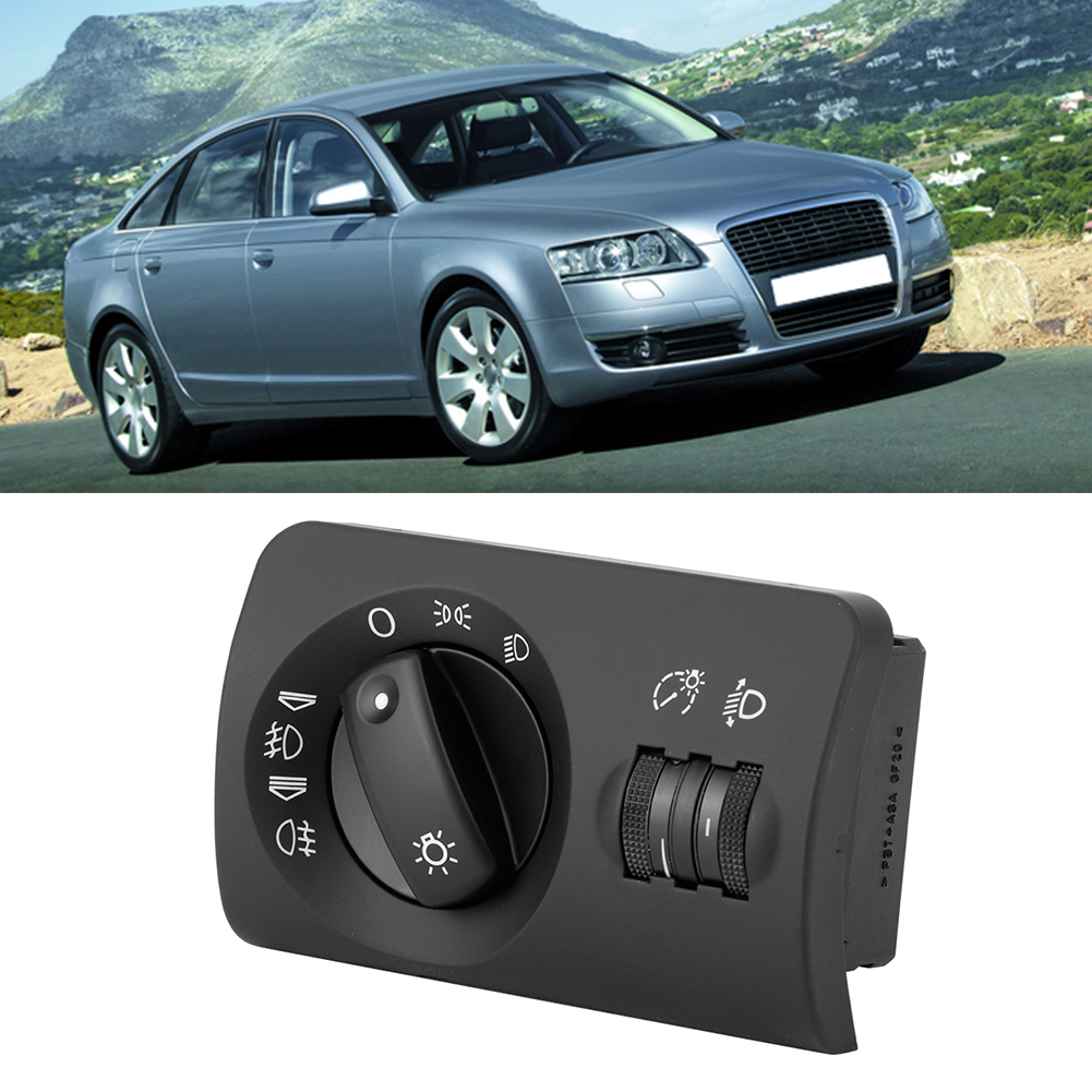Scheinwerfer- Und Nebelscheinwerferschalter V10730011 Audi A6 Abs Schwarz