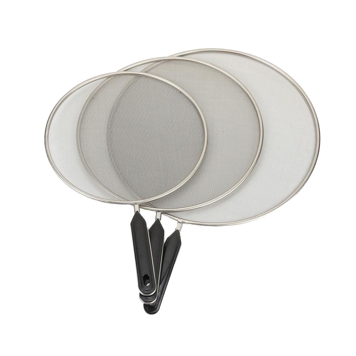 Spritzschutz 3-teilig Edelstahl-netzschutz Für Bratpfannenöl