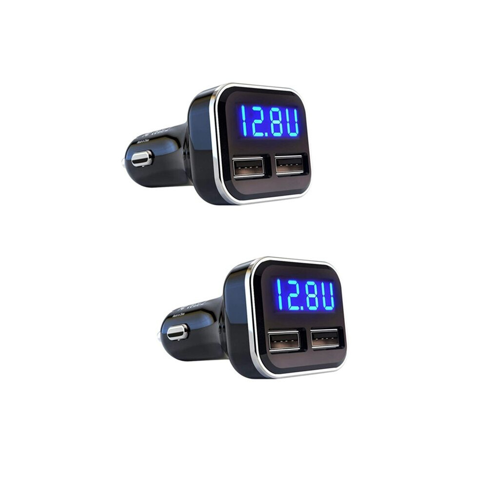 4 Autoladegerät Voltmeter Auto-batteriemonitor Mit Led Spannungs-/stromanzeige Für 11/xs S20/