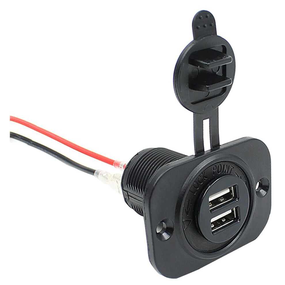Auto-zigarettenanzünder-adapter Dual-usb 12v Stecker Für Handy Tablet Gps