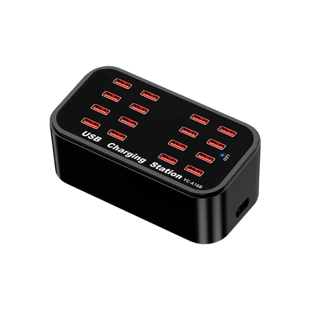 16-pin Usb Ladestation Auto-kopfhörer Ladegerät Für Mehrere Geräte Inklusive Laptop Smartphone Eu-stecker