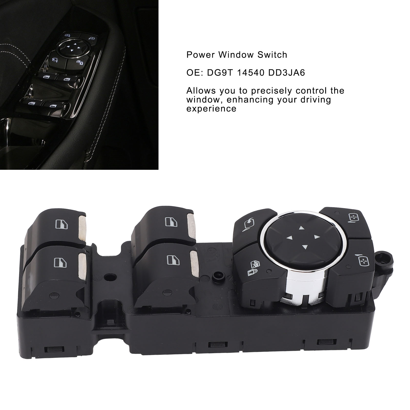 Elektrischer Fensterheberschalter Fahrerseite Dg9t 14540 Dd3ja6 Für Mondeo 2013-2019