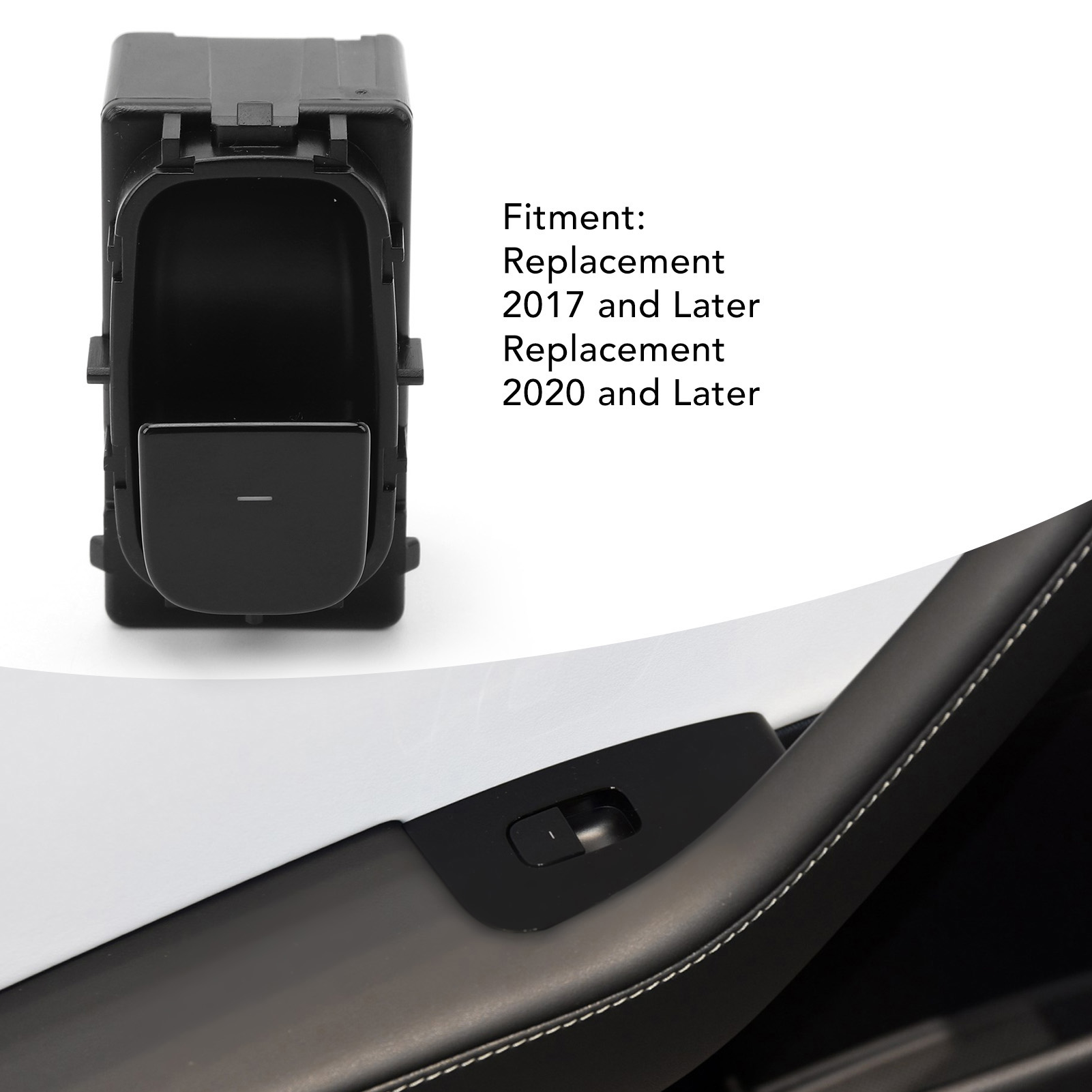 Fensterheberschalter Für Tesla Model 3 Und Model Y, 1081038-03-e, Metall Und Hohe Empfindlichkeit