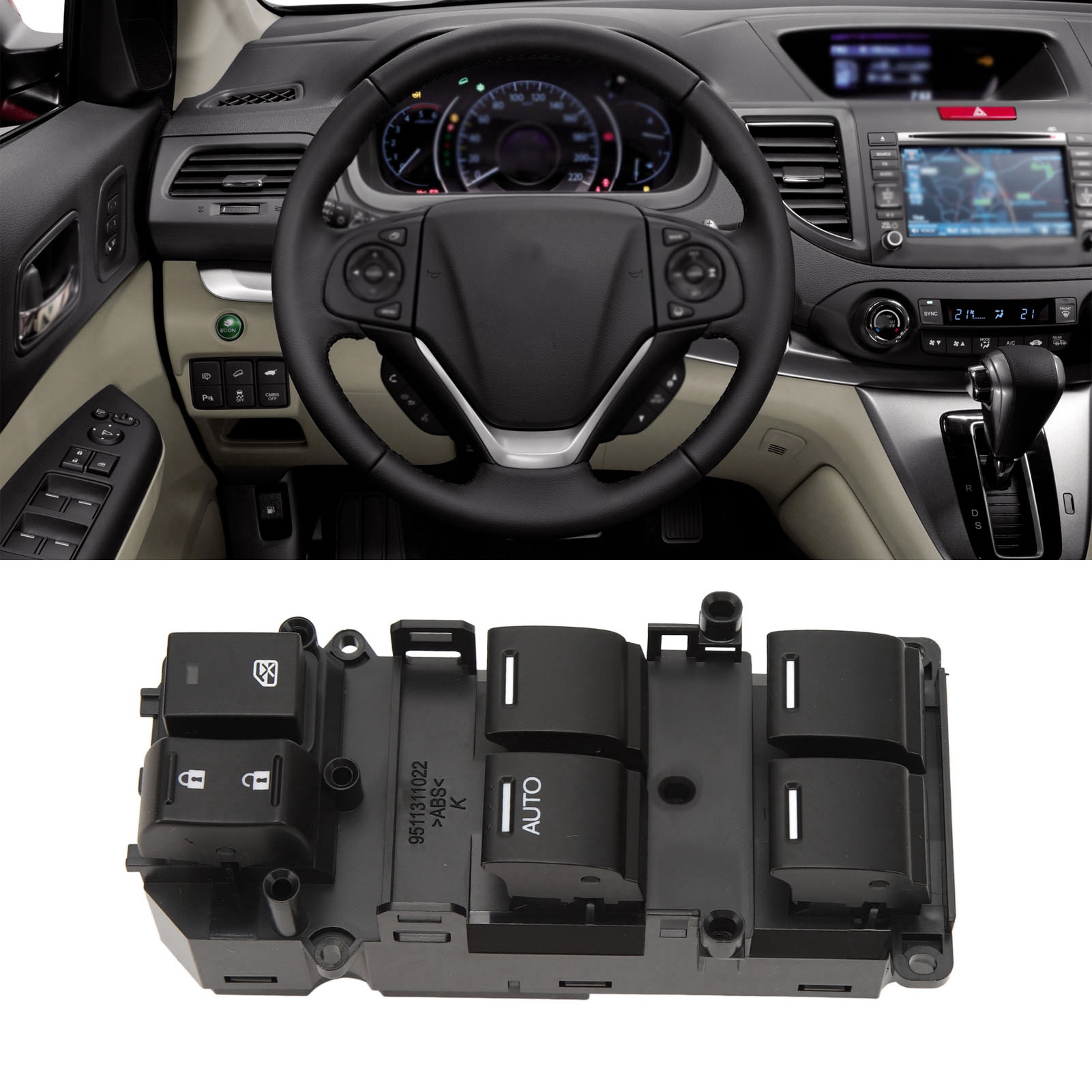 Fensterheberschalter Vorne Links 35750 T0a A11 Für Cr-v 2012-2014 - Fensterhebersteuerung Fahrerseite