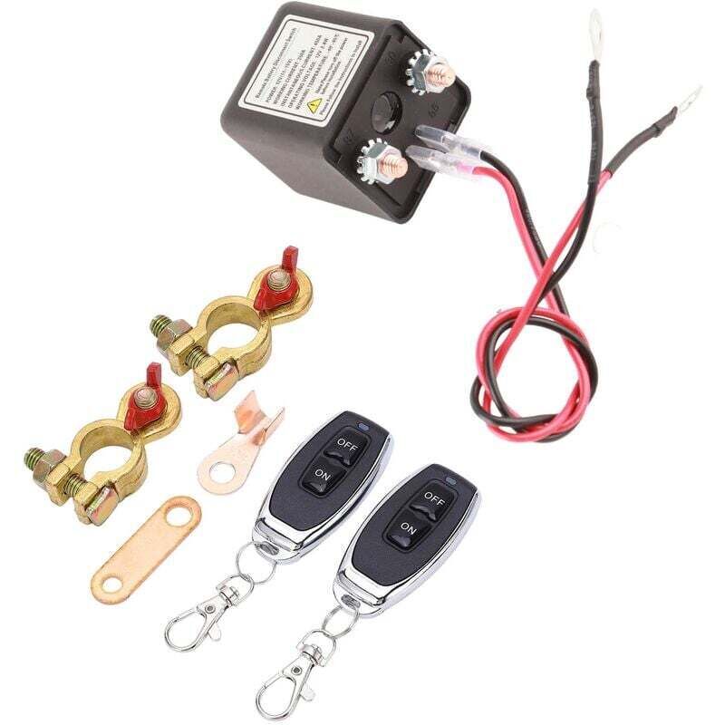 Kabelloser 12-v-batterieschalter Für Auto, Wohnmobil, Boot Oder Atv – Diebstahlsicherung Und Entladeschutz – 250 A Reichweite