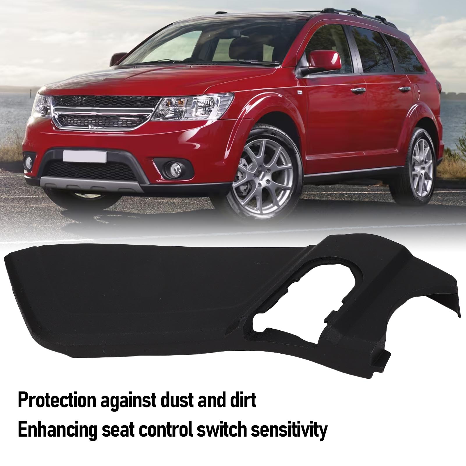 Schutzabdeckung Für Beifahrersitz Rechts - Mechanismusabdeckung - 1lr01dx9aa - Kompatibel Mit Dodge Journey 2011-2017