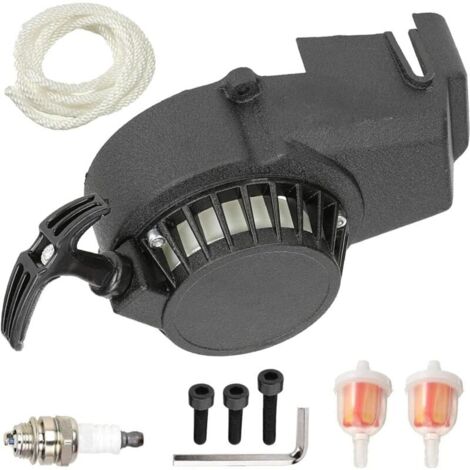 Seilzugstarter Für 2-takt-motorräder (43 Cm³, 47 Cm³, 49 Cm³) Wie Pocket Coolster Qg50, Syx 50 Cm³, Ssr Sx50, Mini Dirt Bike, Pocket Rocket Bike, Quad Und Atv.