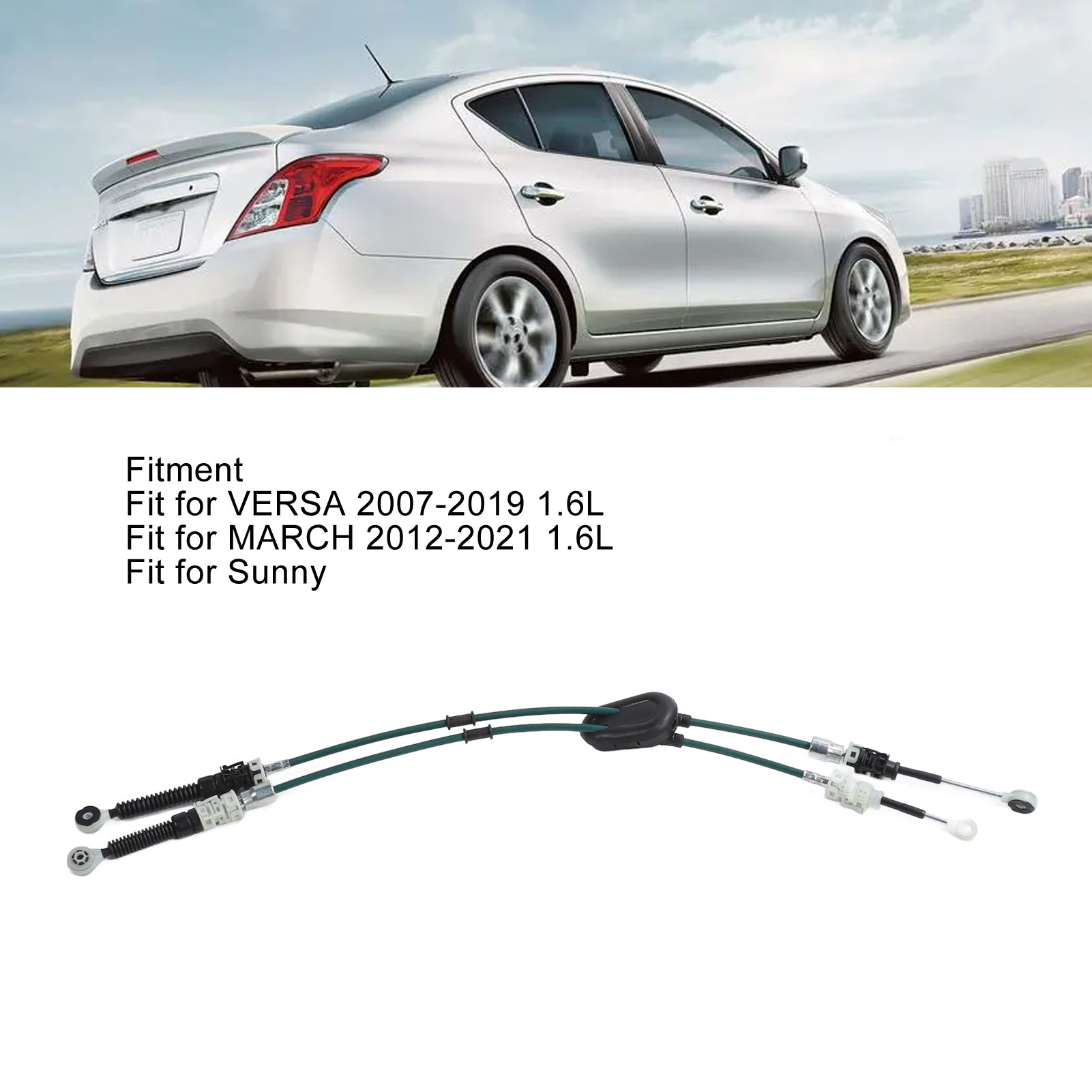 Schaltzug 34413-3am0a Präzisionsgetriebe Mit Einfacher Montage Für Nissan Versa/march (2007-2021)