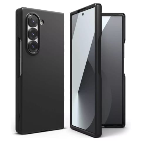 Schutzhülle Für Samsung Galaxy Z Fold 6, Dünne Alogy Schutzhülle, Matt Schwarz